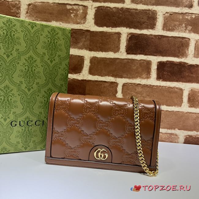 GUCCI GG Matelassé  20x12.5x4cm - 1