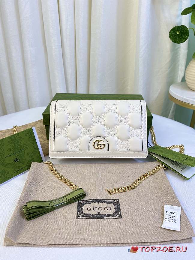 GUCCI GG Matelassé03  20x12.5x4cm - 1