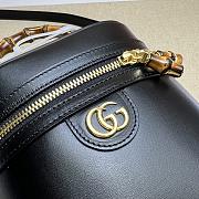 GUCCI Mini Bamboo Shoulder Bag 15.5X13.5X4cm - 4