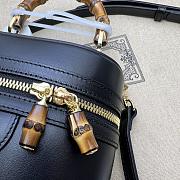 GUCCI Mini Bamboo Shoulder Bag 15.5X13.5X4cm - 2