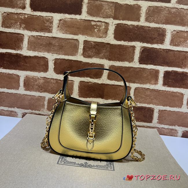 Gucci's 1961 Jackie01 19X13X3cm Pig grain leather - 1