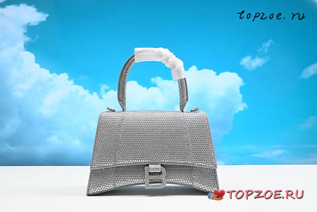 Balenciaga Hourglass Crystal Embellished 23X10X14CM - 1