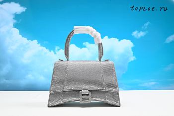 Balenciaga Hourglass Crystal Embellished 23X10X14CM