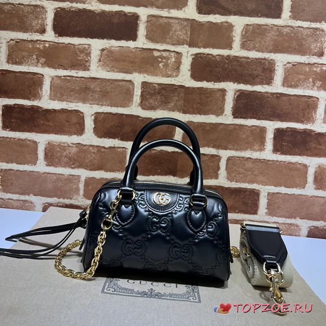 Gucci GG Matelassé leather bag02 19x13x11cm - 1