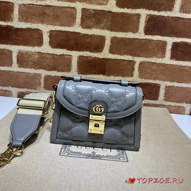 Gucci Matelassé  Top Handle Bag 18X13X6.5cm - 1