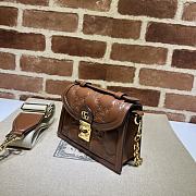 Gucci Matelassé  Top Handle Bag01 18X13X6.5cm - 6