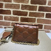 Gucci Matelassé  Top Handle Bag01 18X13X6.5cm - 4