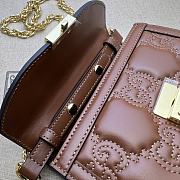 Gucci Matelassé  Top Handle Bag01 18X13X6.5cm - 3