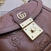 Gucci Matelassé  Top Handle Bag01 18X13X6.5cm - 2
