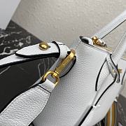 Prada  Handbag Deer grain cowhide 24x19X12cm - 6