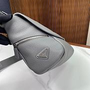 Prada Leather Bag With Shoulder Strap 22X22X12cm - 4