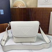 Prada Leather Bag With Shoulder Strap01 22X22X12cm - 1