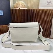 Prada Leather Bag With Shoulder Strap01 22X22X12cm - 3