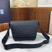 Prada Leather Bag With Shoulder Strap02 22X22X12cm - 1