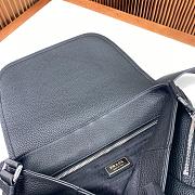 Prada Leather Bag With Shoulder Strap02 22X22X12cm - 2