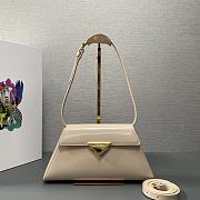 PRADA BRUSHED lesther handbag 28.5x14x7cm - 1