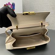 PRADA BRUSHED lesther handbag 28.5x14x7cm - 4