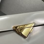 PRADA BRUSHED lesther handbag01 28.5x14x7cm - 2