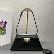 PRADA BRUSHED lesther handbag03 28.5x14x7cm - 1