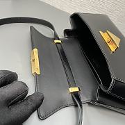 PRADA BRUSHED lesther handbag03 28.5x14x7cm - 4