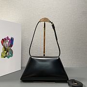 PRADA BRUSHED lesther handbag03 28.5x14x7cm - 5