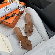 hermes slipper brown 34-42 - 2