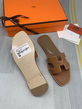 hermes slipper brown1 34-42