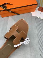 hermes slipper brown1 34-42 - 2