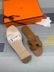hermes slipper brown2 34-42 - 1