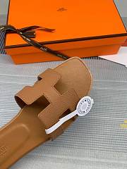hermes slipper brown2 34-42 - 4
