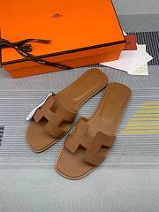 hermes slipper brown2 34-42 - 2