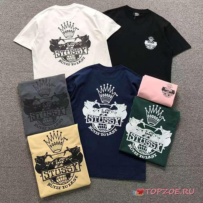 Camiseta Stussy Built To Last con Teñido Pigmentado Stussy Built To Last Pigment Dyed Tee - 1