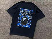 Camiseta Stussy BAPE Red Camo Stussy Bape Red Camo Tee - 3