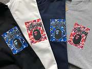Camiseta Stussy BAPE Red Camo Stussy Bape Red Camo Tee - 2