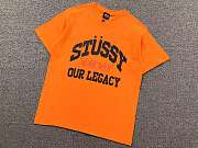 Camiseta Stussy Our Legacy Work Shop Collegiate Pigment Dyed Stussy Our Legacy Work Shop Collegiate Pigment Dyed Tee - 5