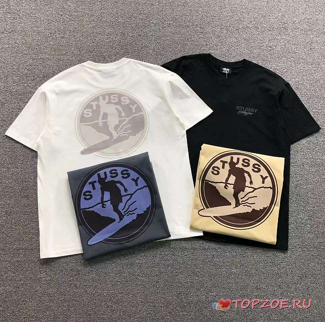  Camiseta Stussy Surf Club Pigment Dyed Stussy Surf Club Pigment Dyed Tee - 1