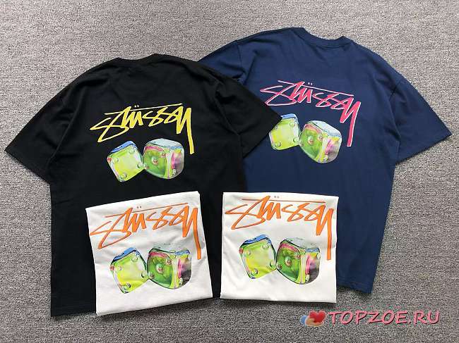Camiseta Stussy Iridescent Dice Stussy Iridescent Dice Tee - 1