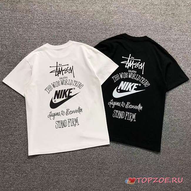Camiseta Nike x Stussy The Wide World Tribe Nike x Stussy The Wide World Tribe T-Shirt - 1