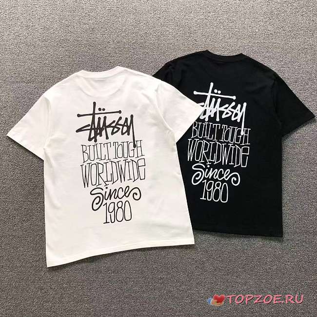 Camiseta Stussy Built Tough Pigment Dyed Stussy Built Tough Tee Pigment Dyed - 1