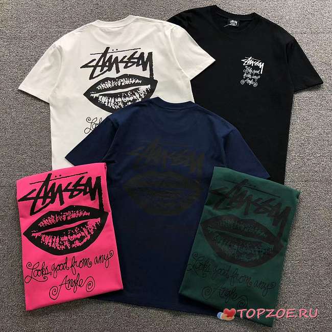  Camiseta Stussy Any Angle Pigment Dyed Stussy Any Angle Pigment Dyed Tee - 1