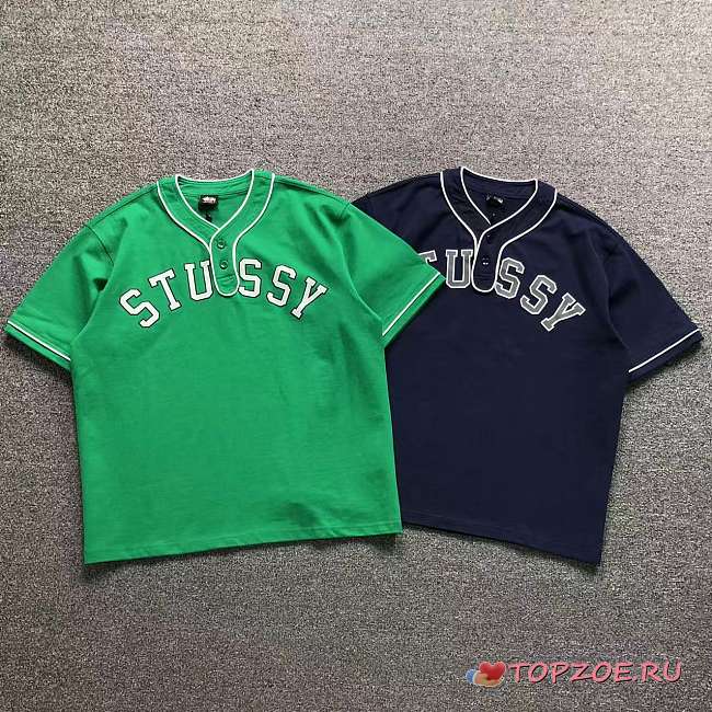 Camiseta Stussy Arch Baseball Jersey Stussy Arch Baseball Jersey - 1