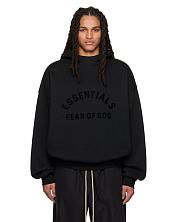 Sudadera con capucha Fear of God Essentials Nylon Fleece Hoodie Jet Black Fear of God Essentials Nylon Fleece Hoodie Jet Black - 2