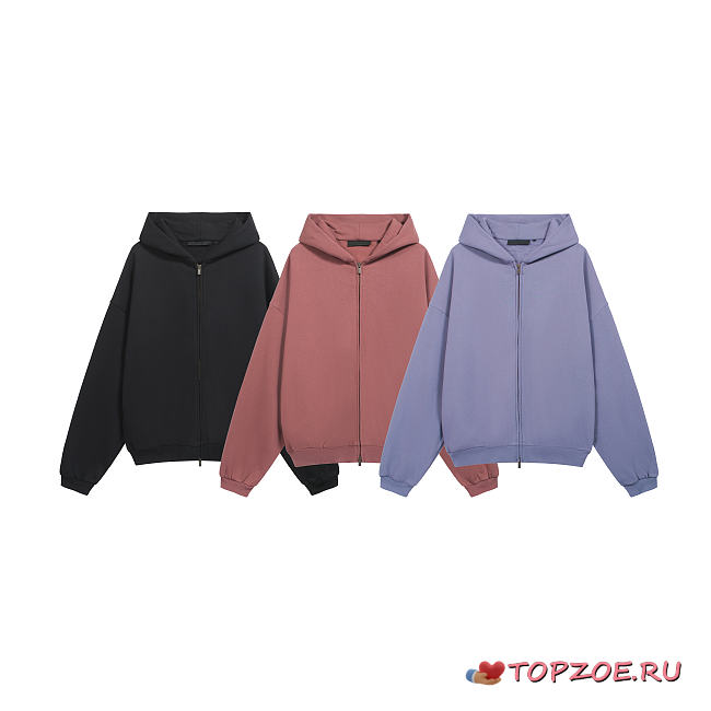 Sudadera con capucha y cremallera Fear of God Essentials Heavy Fleece Fullzip Hoodie Fear of God Essentials Heavy Fleece Fullzip Hoodie - 1