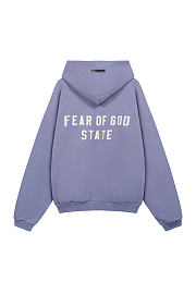 Sudadera con capucha y cremallera Fear of God Essentials Heavy Fleece Fullzip Hoodie Fear of God Essentials Heavy Fleece Fullzip Hoodie - 4
