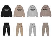 Conjunto de Chándal Fear of God Essentials FW24 Fleece Hoodie Fear of God Essentials FW24 Fleece Tracksuit Full Set - 1