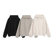 Sudadera de Punto Fear of God Essentials Cable Knit Hoodie Fear of God Essentials Cable Knit Hoodie Fall SS23 - 1