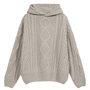 Sudadera de Punto Fear of God Essentials Cable Knit Hoodie Fear of God Essentials Cable Knit Hoodie Fall SS23 - 5