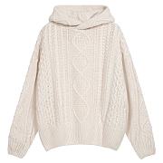 Sudadera de Punto Fear of God Essentials Cable Knit Hoodie Fear of God Essentials Cable Knit Hoodie Fall SS23 - 4