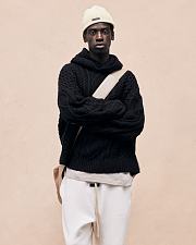 Sudadera de Punto Fear of God Essentials Cable Knit Hoodie Fear of God Essentials Cable Knit Hoodie Fall SS23 - 3