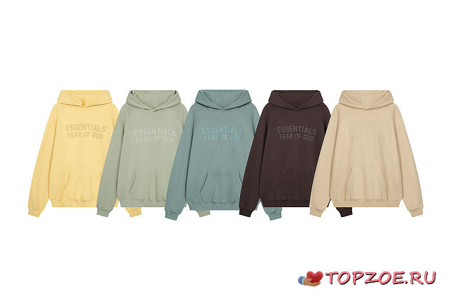 Sudadera con Capucha Fear of God Essentials Center Solid Rubber Text Hoodie Fear of God Essentials Center Solid Rubber Text Hoodie - 1